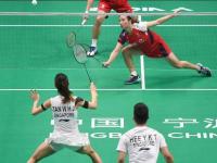 亚洲羽毛球锦标赛：中国“雅思组合”晋级混双8强