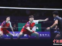 亚洲羽毛球锦标赛：中国男双“刘欧”组合战胜印度组合