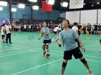 襄城县2023年“迎国庆”职工羽毛球赛火热开赛