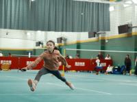 254名羽林小选手角逐市体育俱乐部联赛羽毛球赛