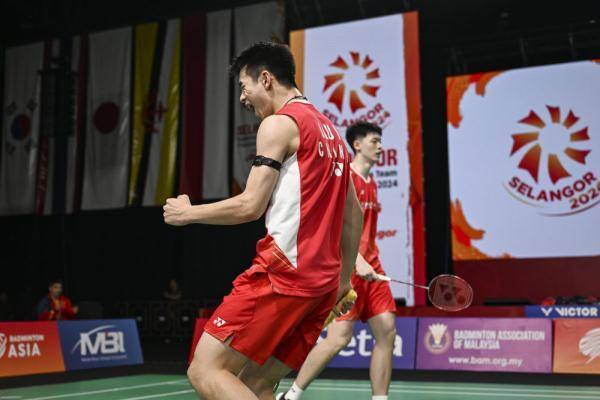 羽毛球 | 亚洲团体锦标赛小组赛：中国男队胜印度男队