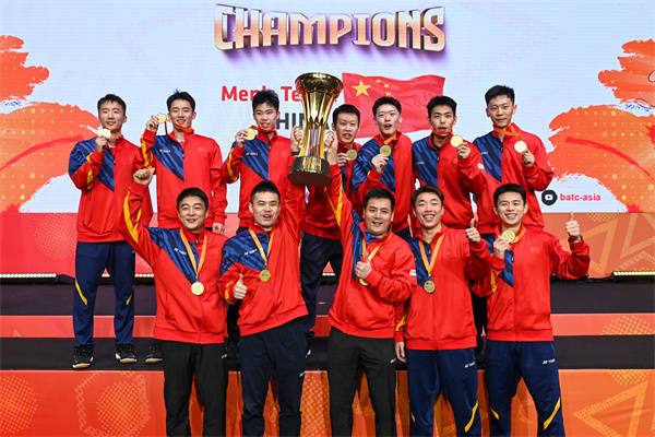 中国队夺得亚洲羽毛球团体锦标赛男团冠军