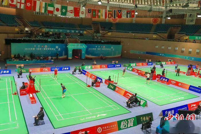 2024中国(瑞昌)国际羽毛球大师赛挥拍开赛